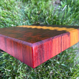 Sunset Themed End Grain Cutting Board