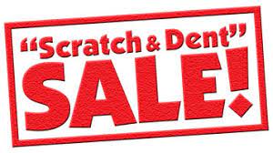 Scratch and Dent 50% Off Sale!