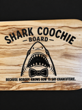Shark Coochie Board - Olive Wood