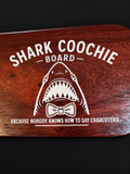 Shark Coochie Board - Padauk Wood