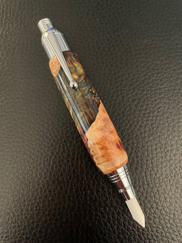 Chalk/Pen/Pencil Combo - Wood and Resin