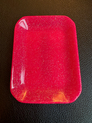 Pink Glitter Tray