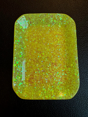 Lemon Glitter Tray