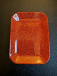 Burnt Orange Glitter Tray