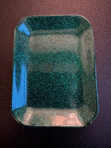 Emerald Glitter Tray