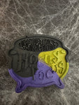 Sanderson Cauldrons (purple, green, & black)