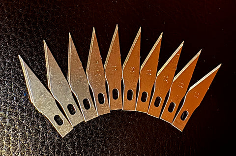 Full Size Xacto Replacement Blades 10 Pack